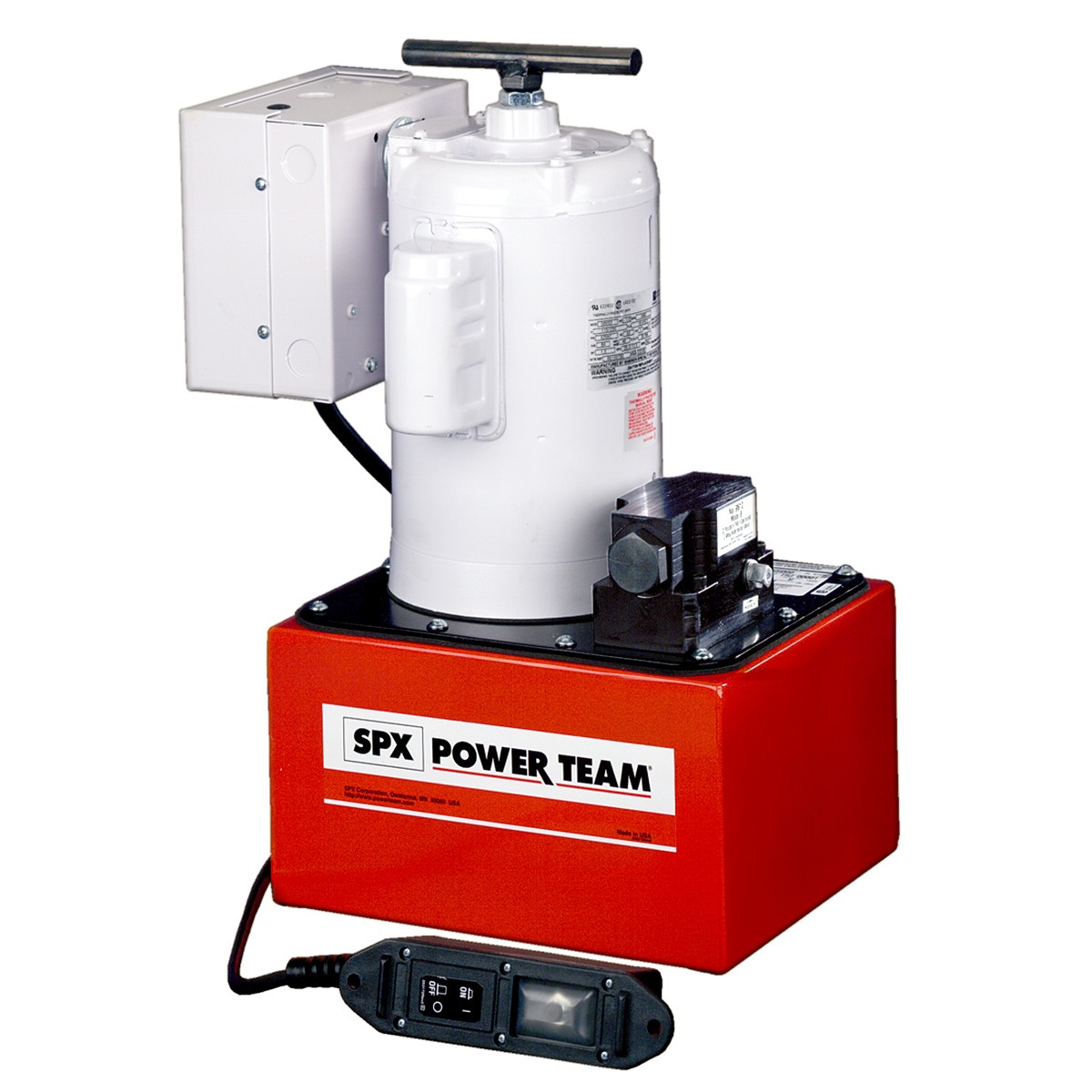 团队力量PE462双速电动液压泵- 0.6 l / Min单作用220 v