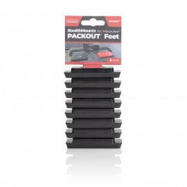 密尔沃基PackOut™的Stealthmounts黑色固定脚（8件包）