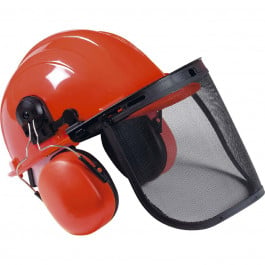 SGS链锯/绞刀安全头盔与耳朵防御