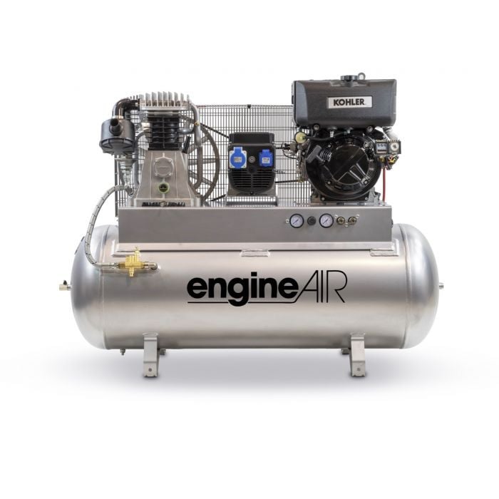 ABAC BI引擎Air 10/270 14 ES柴油- 10.1马力270 LT静态柴油空气压缩机