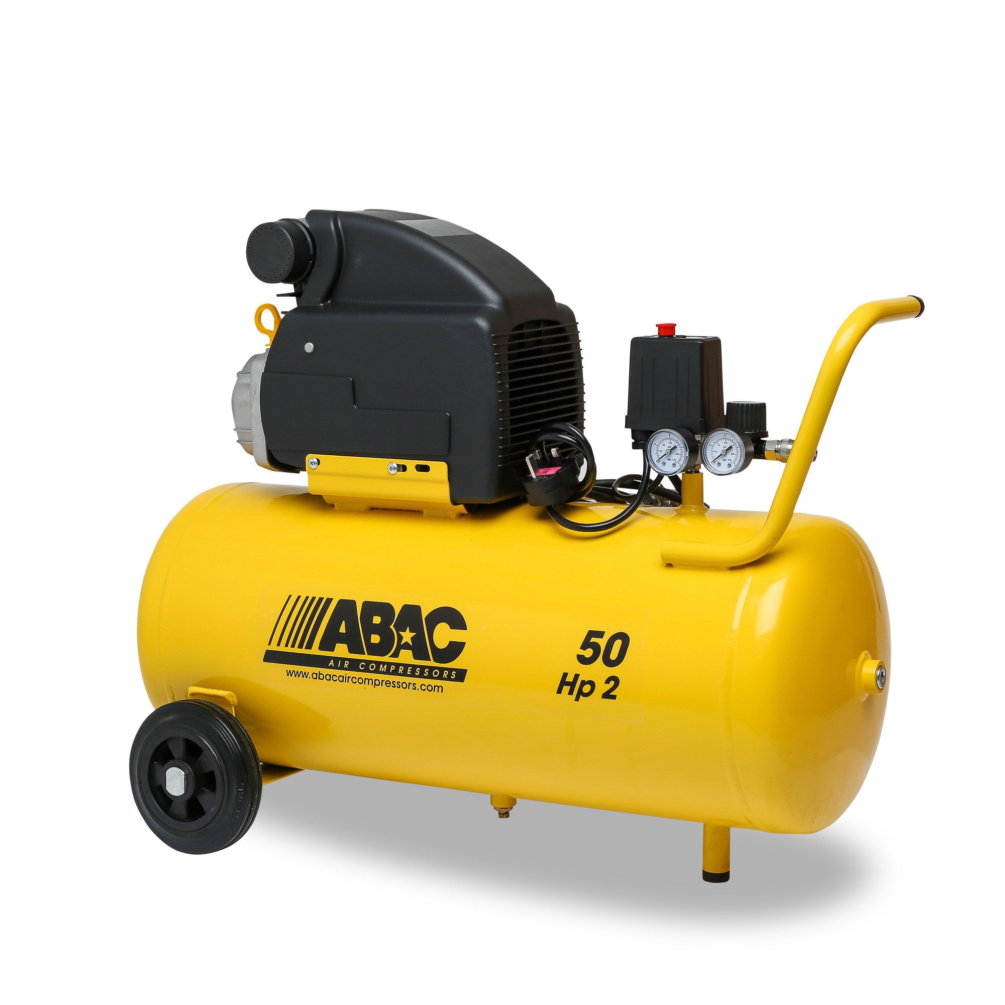 ABAC蒙特卡洛B20基线直接驱动空气压缩机- 50 l,惠普6.7 CFM, 2