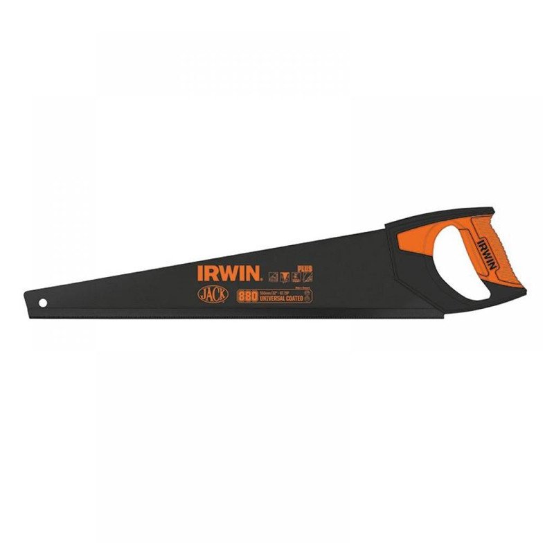 Irwin Jack 1897525通用涂层加880 Handsaw 22in / 550mm 8T / 9p