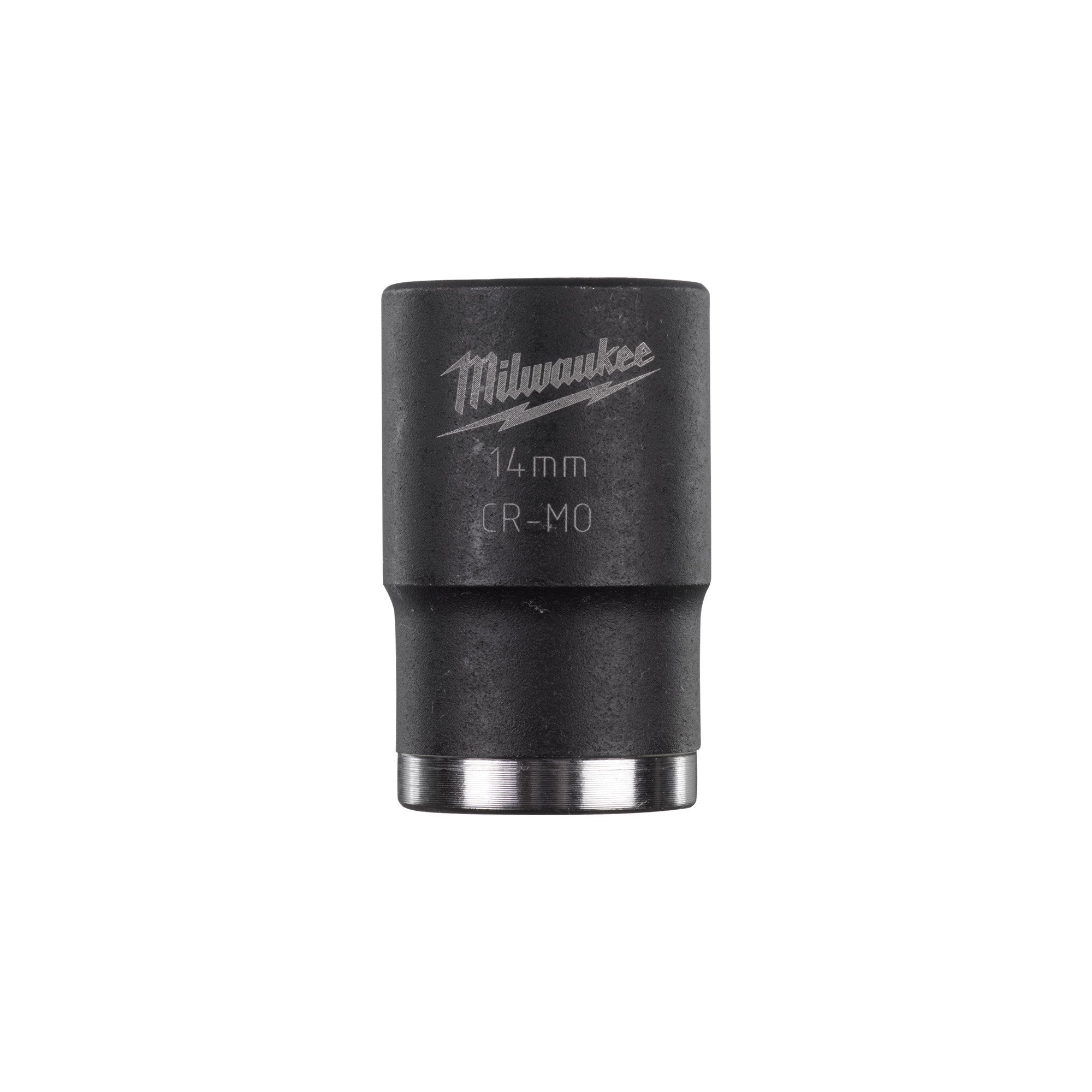 密尔沃基4932478013 3/8” Sq. Shockwave Impact Socket (Short), 14mm