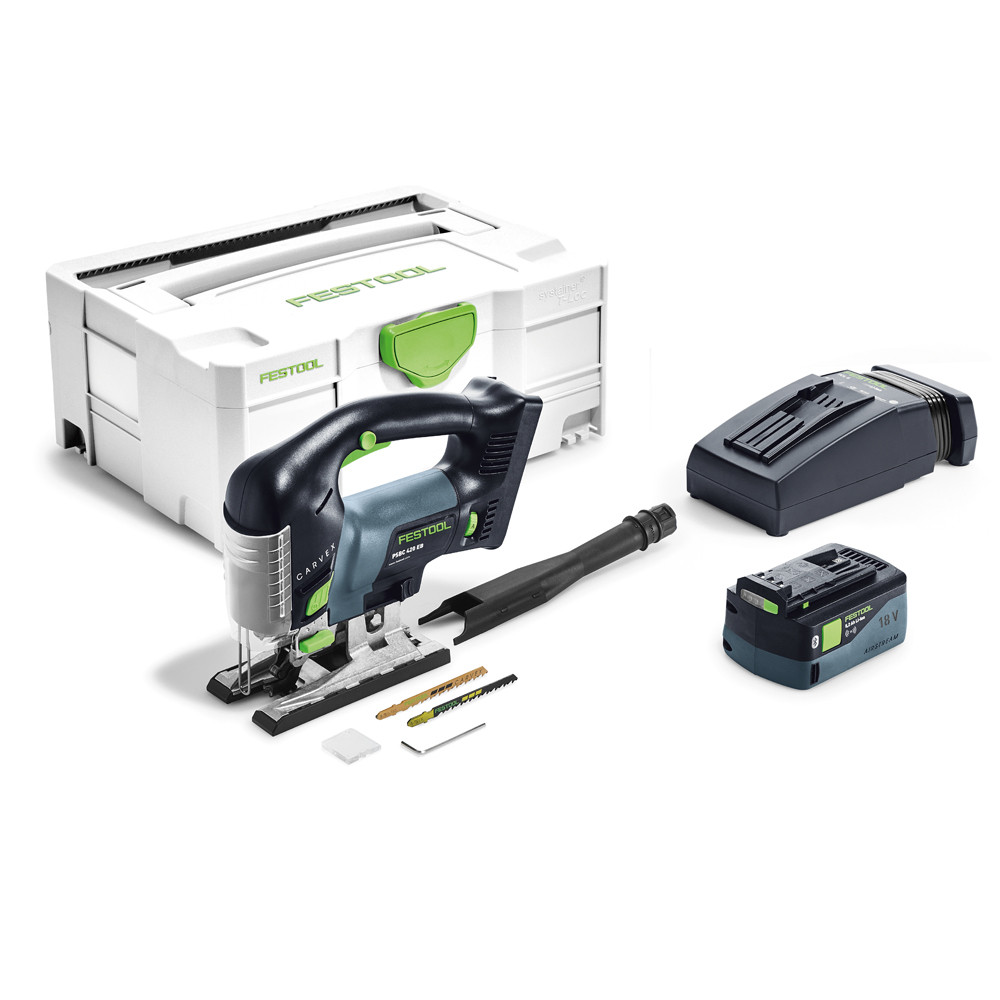 Festool 575680无绳摆拼图CARVEX PSBC 420 Li 5 2 EBI-Plus