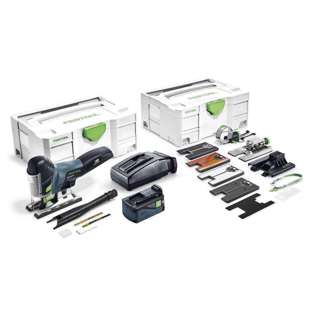 Festool 575744无绳摆拼图CARVEX PSC 420李5 2 EBI-Set