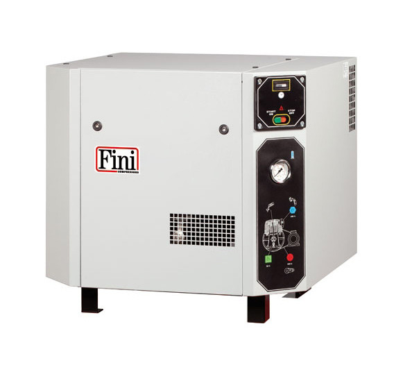 Fini Pro脉冲星概念BK119静音地板安装空气压缩机- 23.8 CFM 5.5马力三相