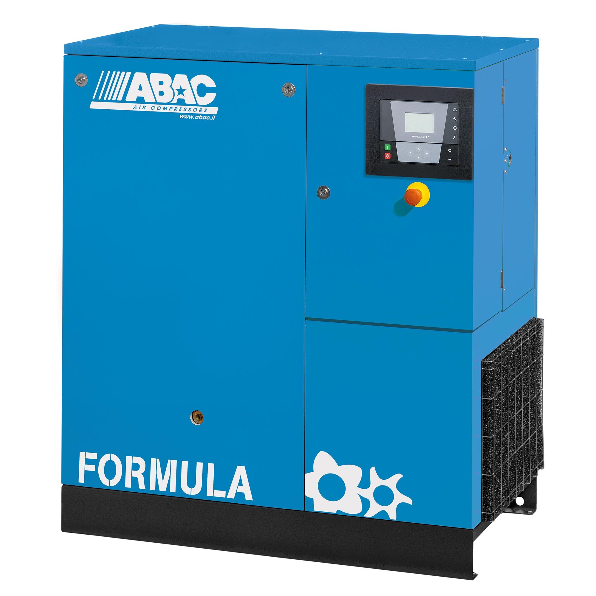 ABAC公式E 7.5千瓦38.14 CFM固定速度旋转螺杆空气压缩机与干燥机基本单位