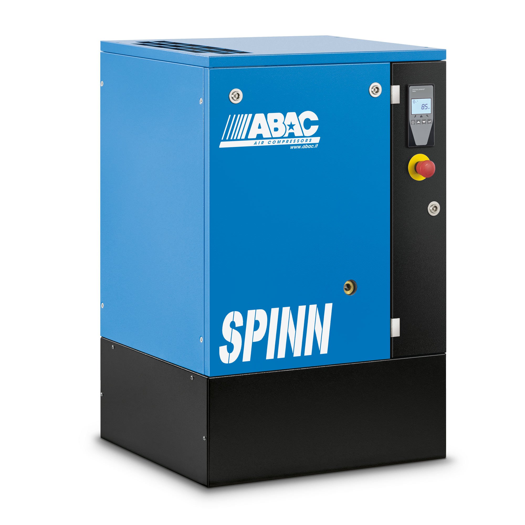 螺杆式空气压缩机- SPINN2 2 10 230/1/50K E CE地板安装10.4CFM 10Bar 3HP