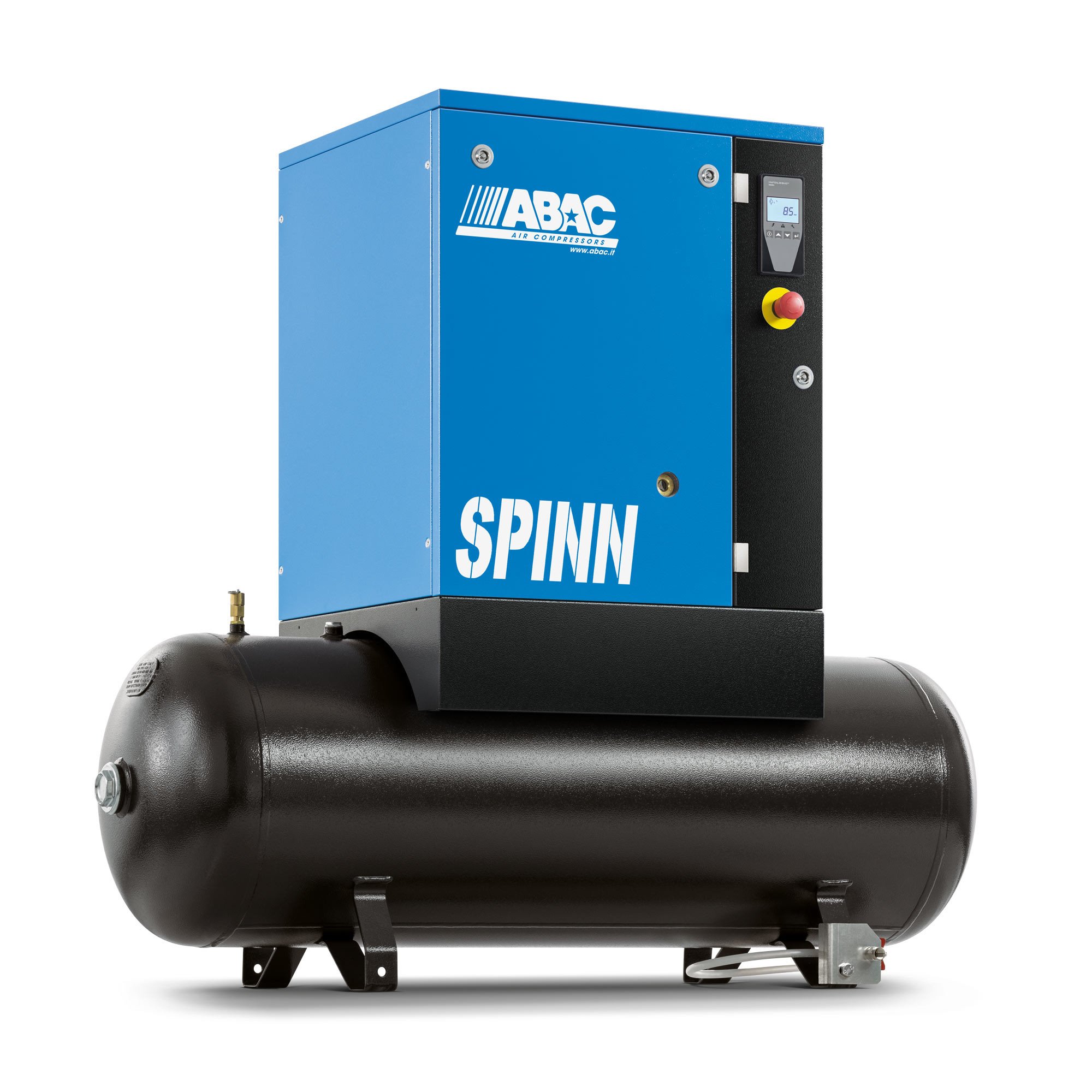 ABAC 4152054949螺钉空气压缩机-Spinn2 2 10 400/50K 270 E CE接收器安装270L 10.4CFM 10BAR 10BAR 3HP