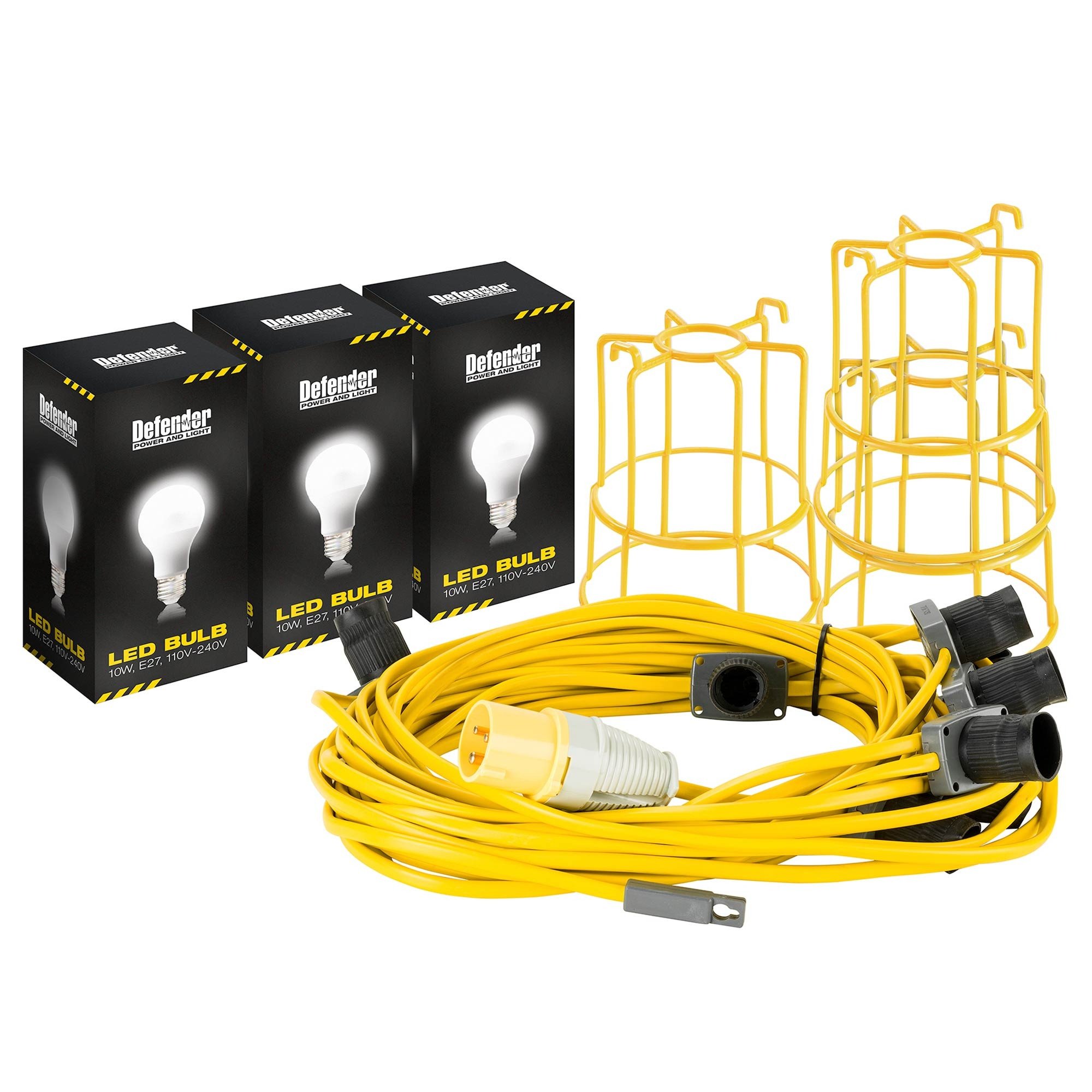 防守者E89811 110V 22m LED Festoon悬挂轻链