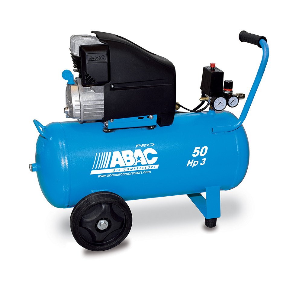 ABAC L30P蒙特卡洛(D4)直接驱动3马力50升空气压缩机(10 CFM)