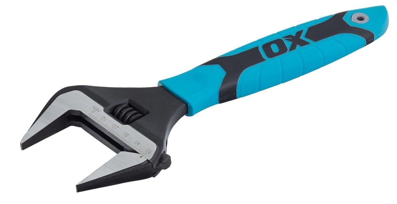 Ox Tools Ox - p324610 Pro活动扳手超宽钳口10in/250mm