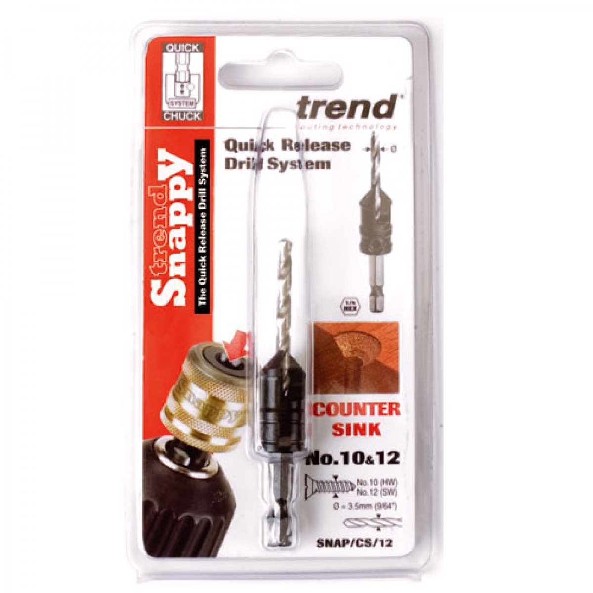 Trend SNAP/CS/12 Snappy Countersink with 9/64 Drill