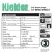 Kielder KWT-012-61 700NM 18V 1/2无刷冲击扳手2 x 5.0AH电池充电器和盒子