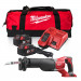 Milwaukee M18BSX-502B M18 FUEL™18V Sawzall往复式锯套件- 2x 5Ah电池，充电器和包